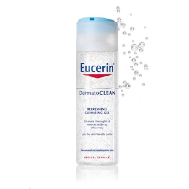 EUCERIN DERMATOCLEAN OSVEŽAVAJUĆI GEL ZA ČIŠĆENJE 200ML
